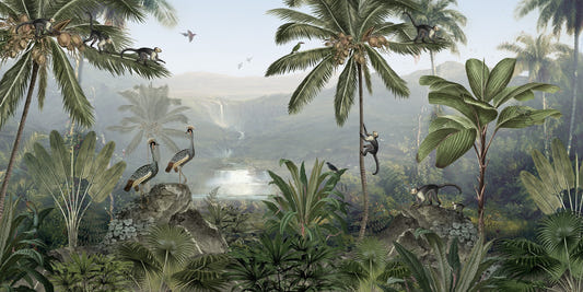 monkey sanctuary wallpaper mural