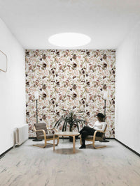 Monkeys & Blooms Chinoiserie wall decor

