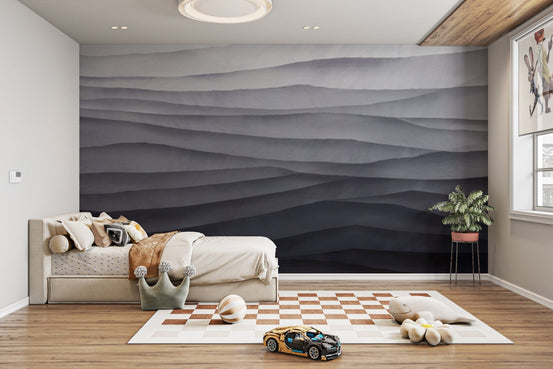 Monochrome abstract wallpaper mural
 D261