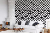 Bold Spooky Checkerboard wallpaper for a minimalist loungeGD9459