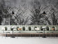 Elegant botanical pattern wall mural
