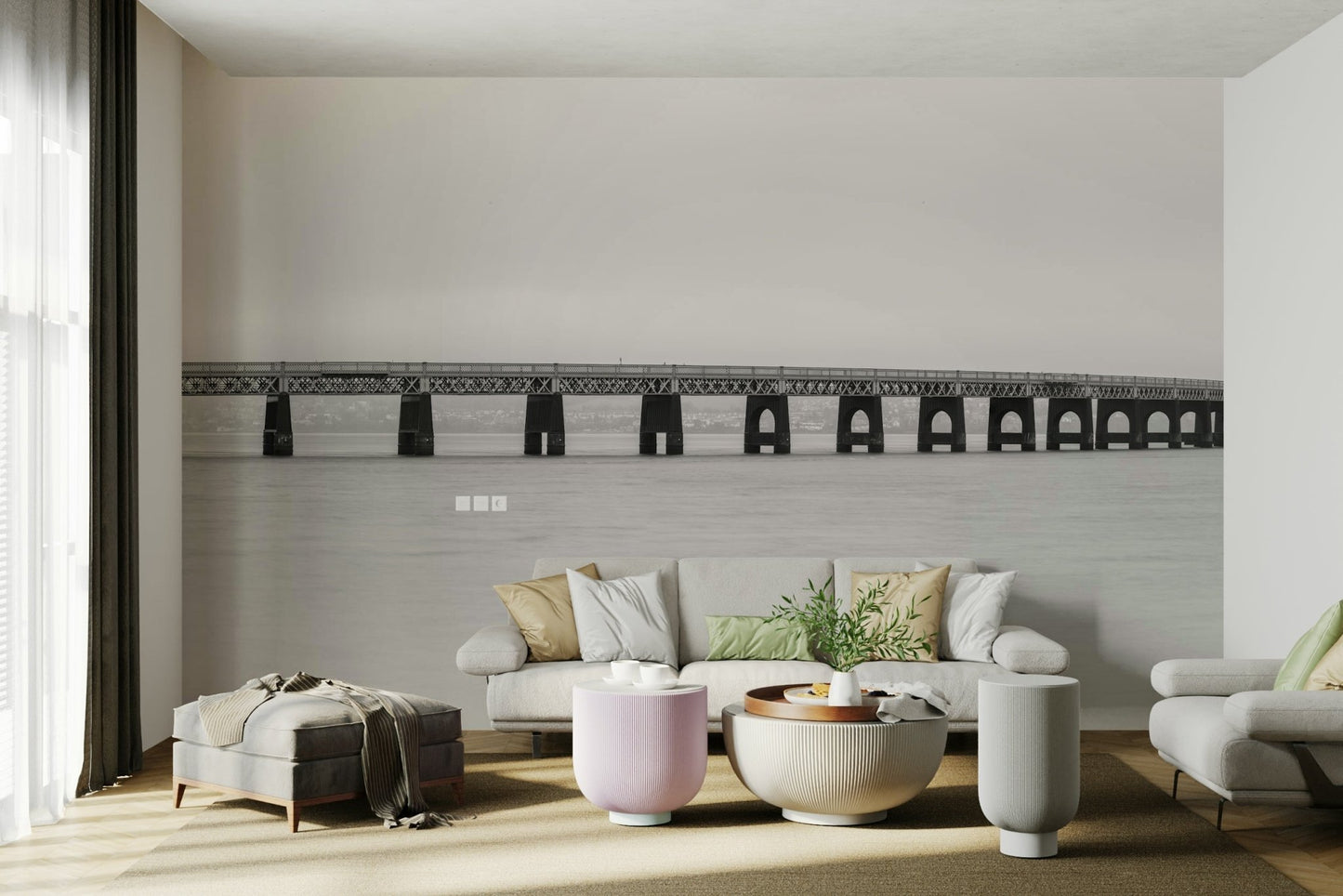 The design gives a feeling of quiet, natural beauty.

