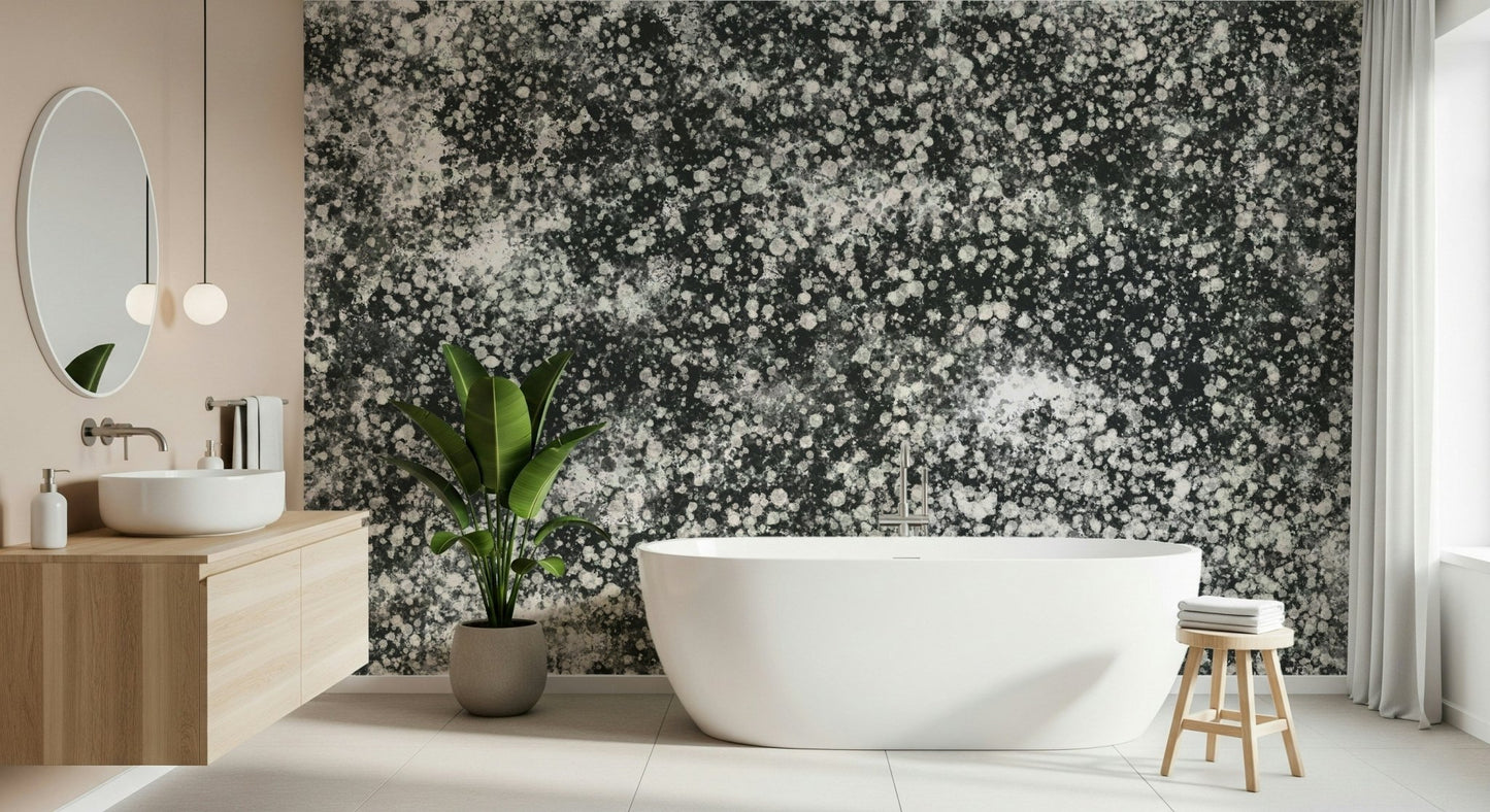 Monochrome Dots Wall Mural -2417845
