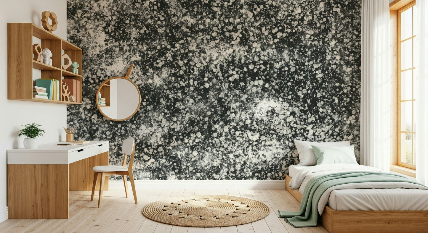 Monochrome Dots Wall Mural -2417845