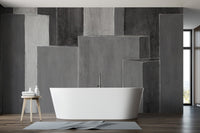 Abstract urban skyline wallpaper design
