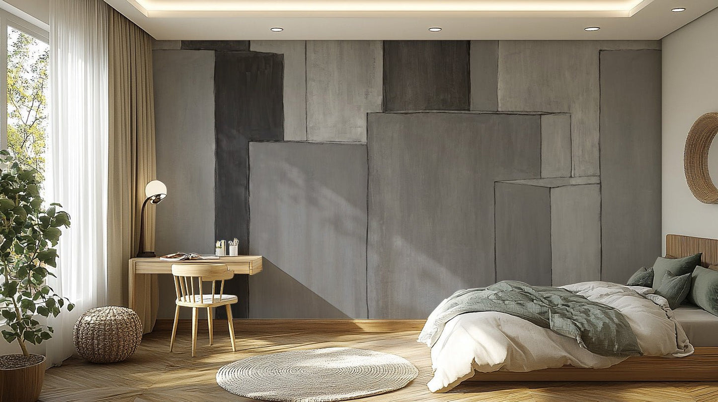 Minimalist urban artwork wall decor
