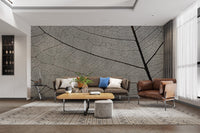 "Nature-inspired monochrome wall covering"