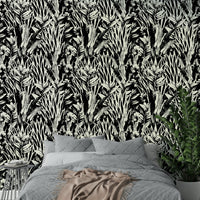 Detailed view of the subtle, sketched linework

