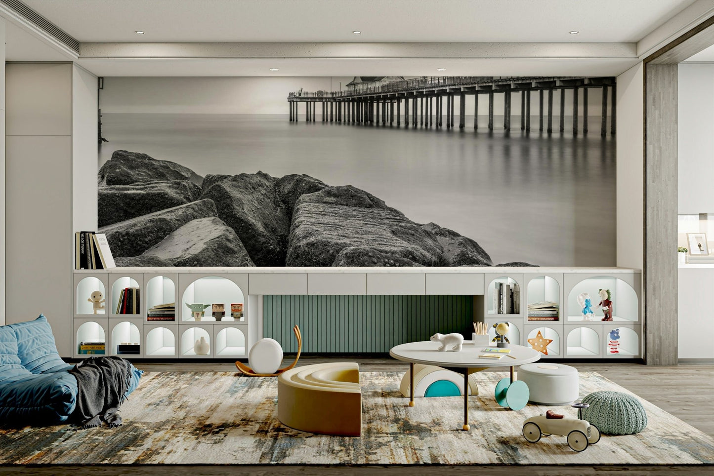 Minimalist pier design
