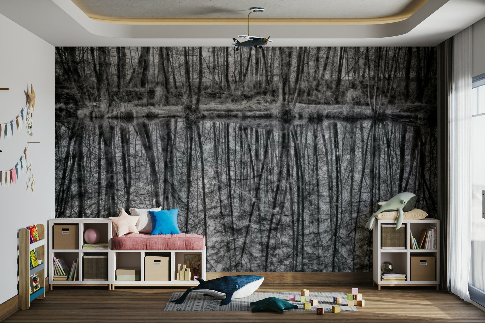 The image is in black, white, and shades of gray.

