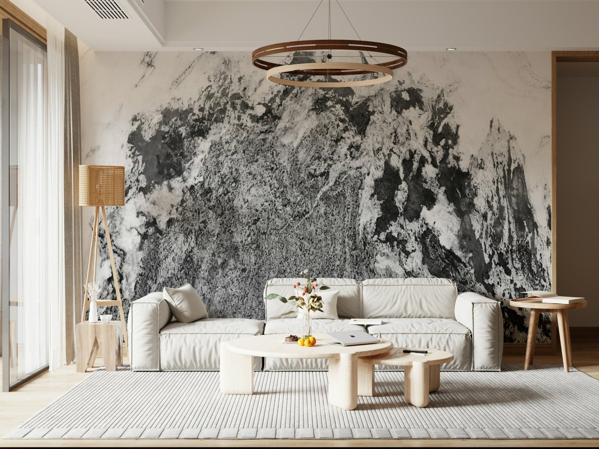 Monochrome Texture Wall Mural GD5463