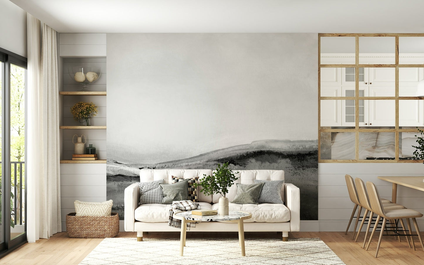 A classic natural theme wallpaper for walls.