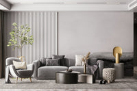 A graceful subtle pattern wall mural in cool, neutral tones.