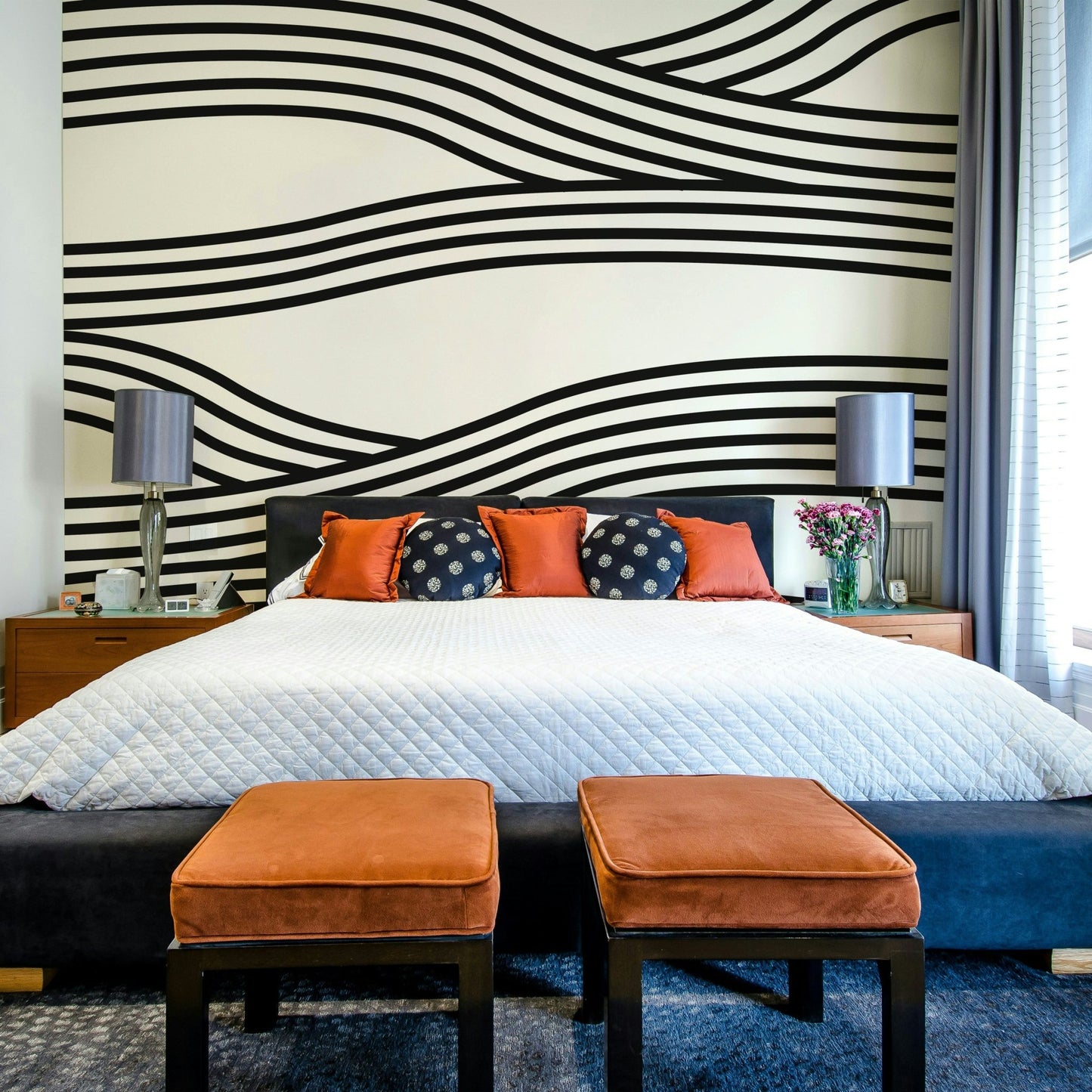 Curved line design for modern interiors

