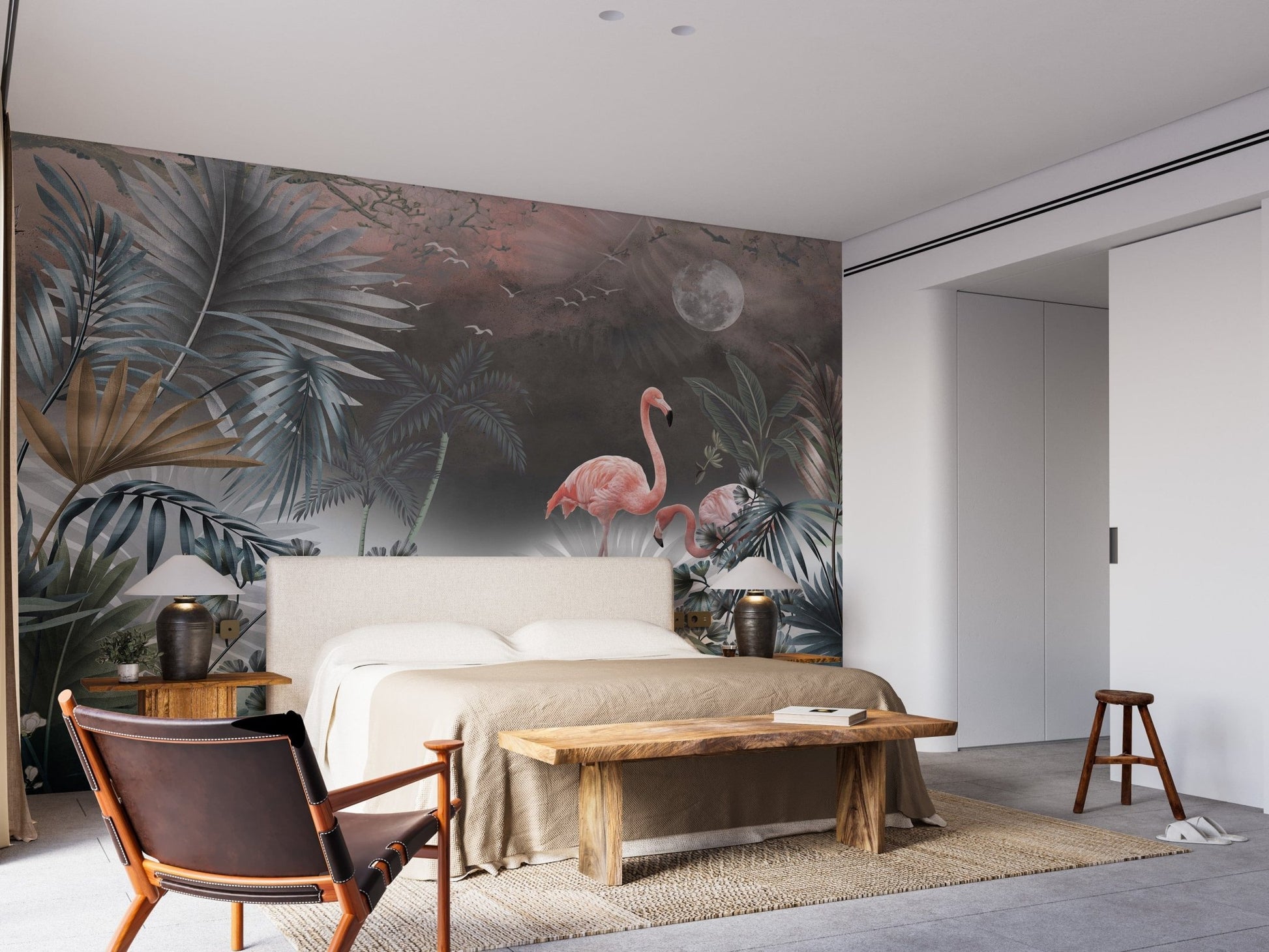 Monstera Leaves Wallpaper Murals - Giffywalls A413