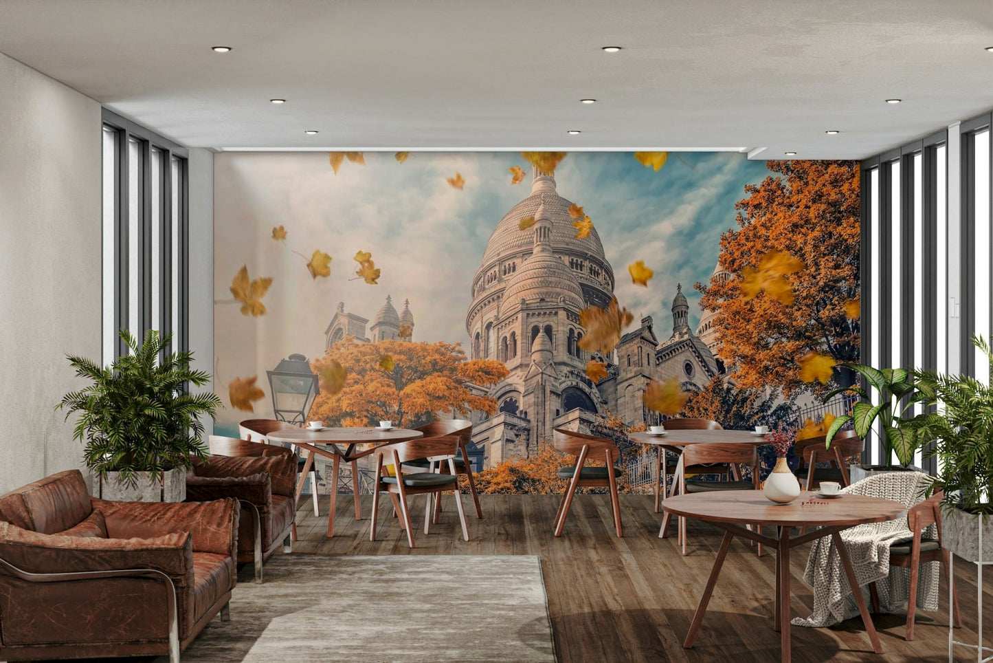 Montmartre Autumn Wall Mural