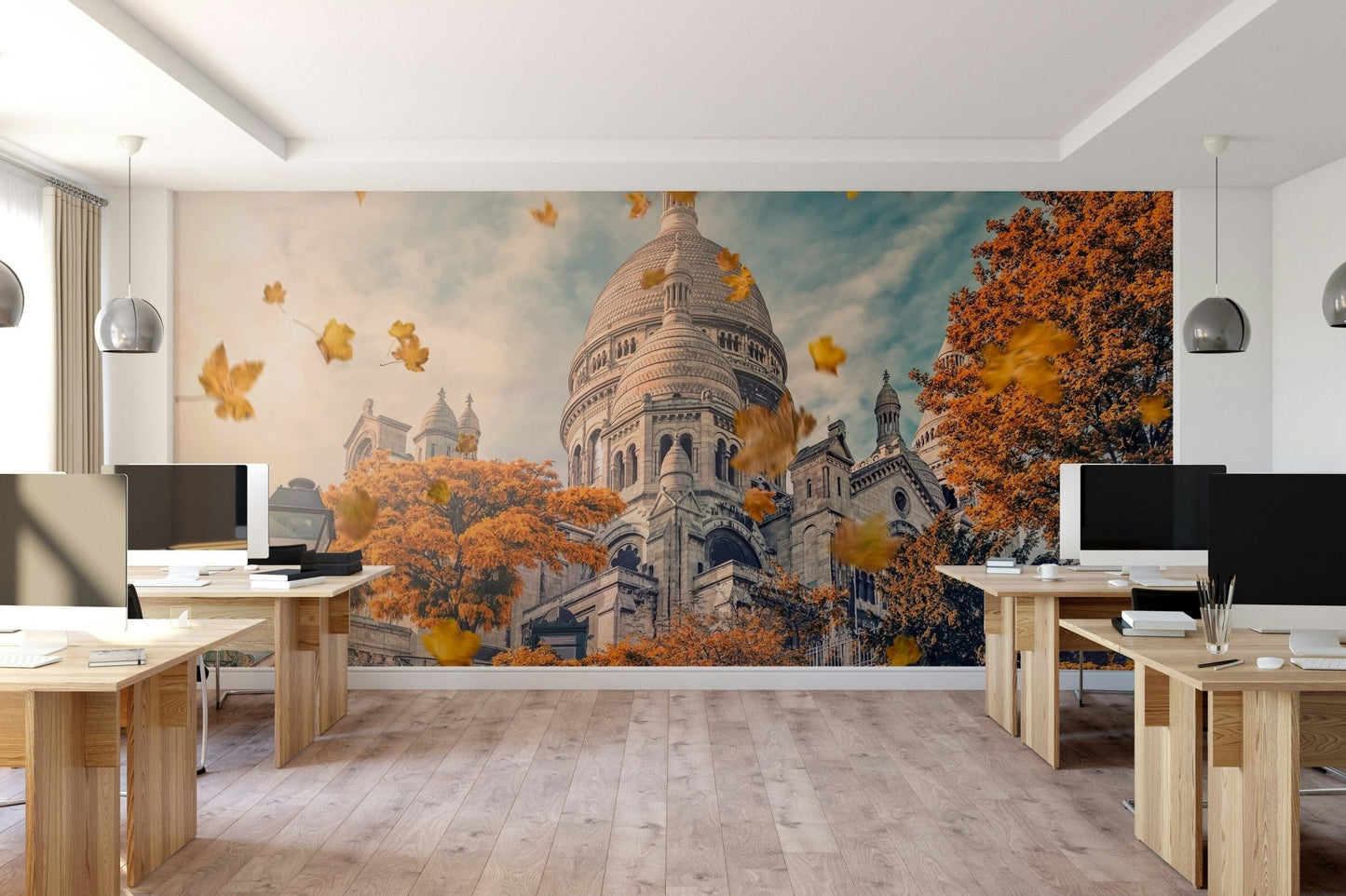 Montmartre Autumn Wall Mural