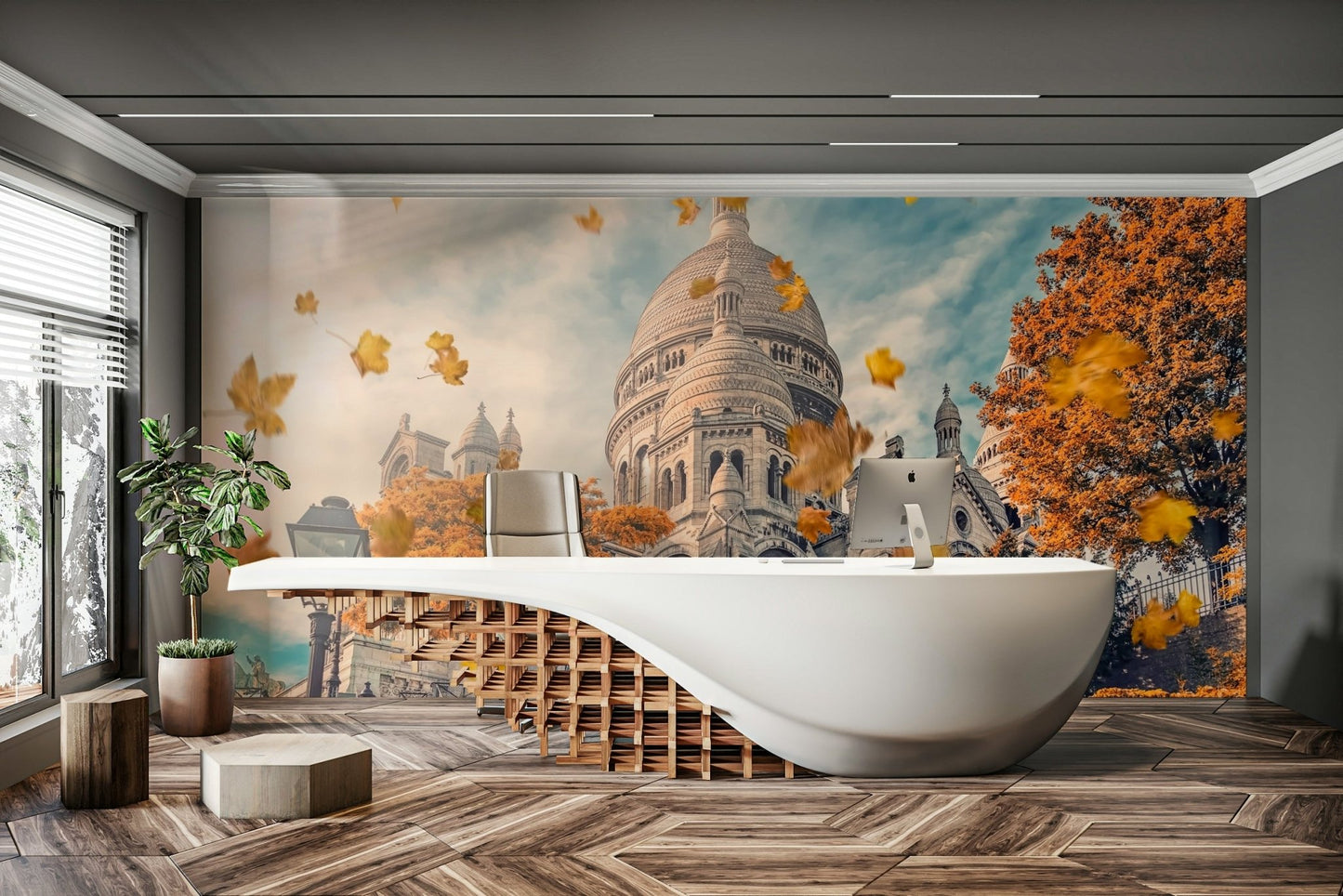 Montmartre Autumn Wall Mural
