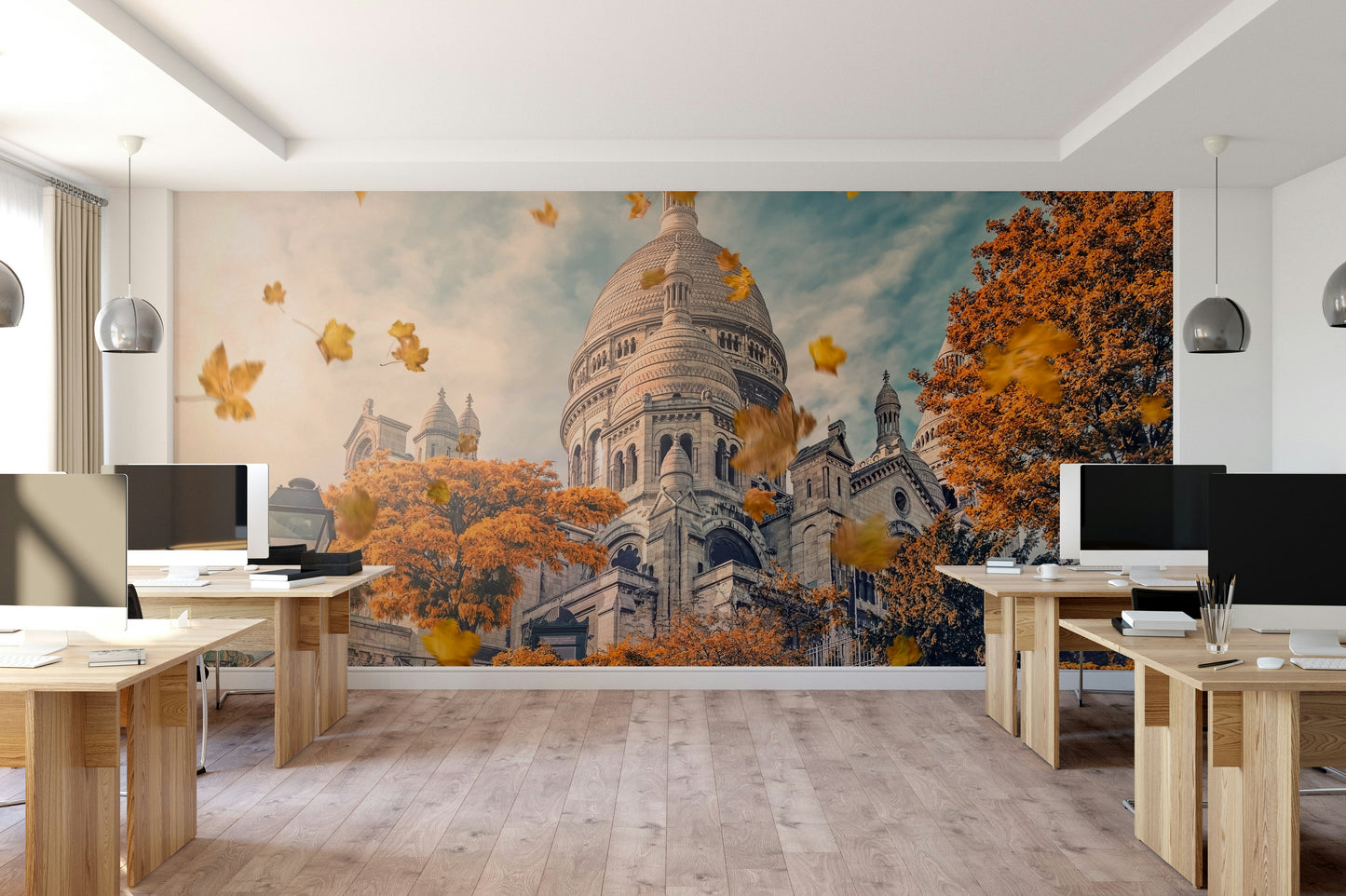 Montmartre Autumn Wall Mural