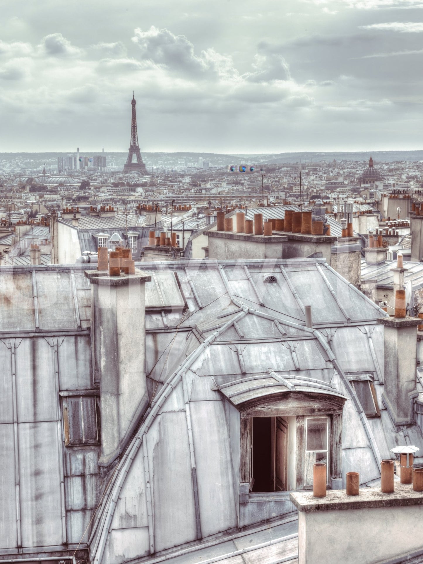 The image captures the unique charm of Montmartre.

