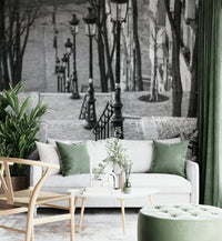 Montmartre wall mural: A touch of Parisian charm.

