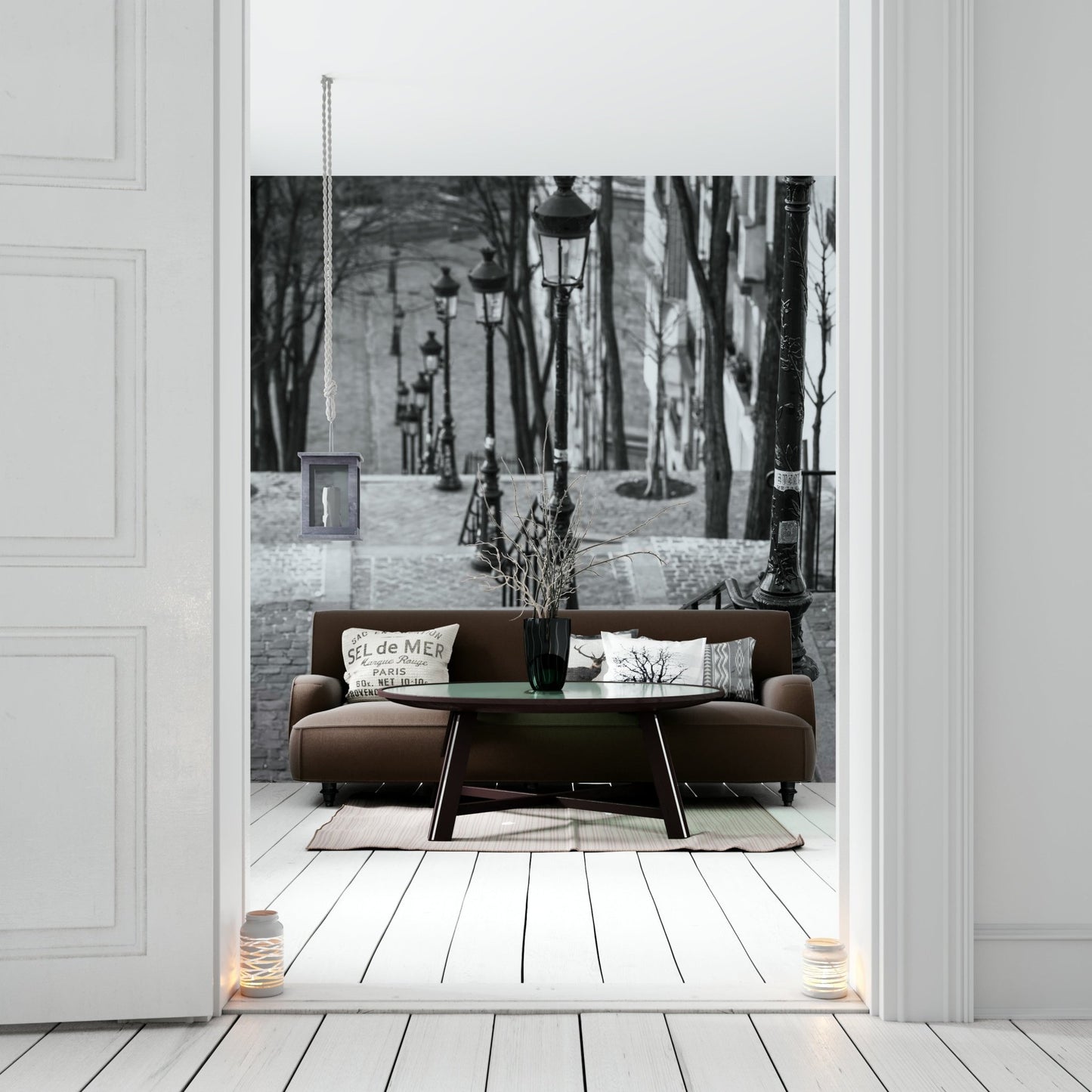 Elevate your interior with Montmartre stairway art.

