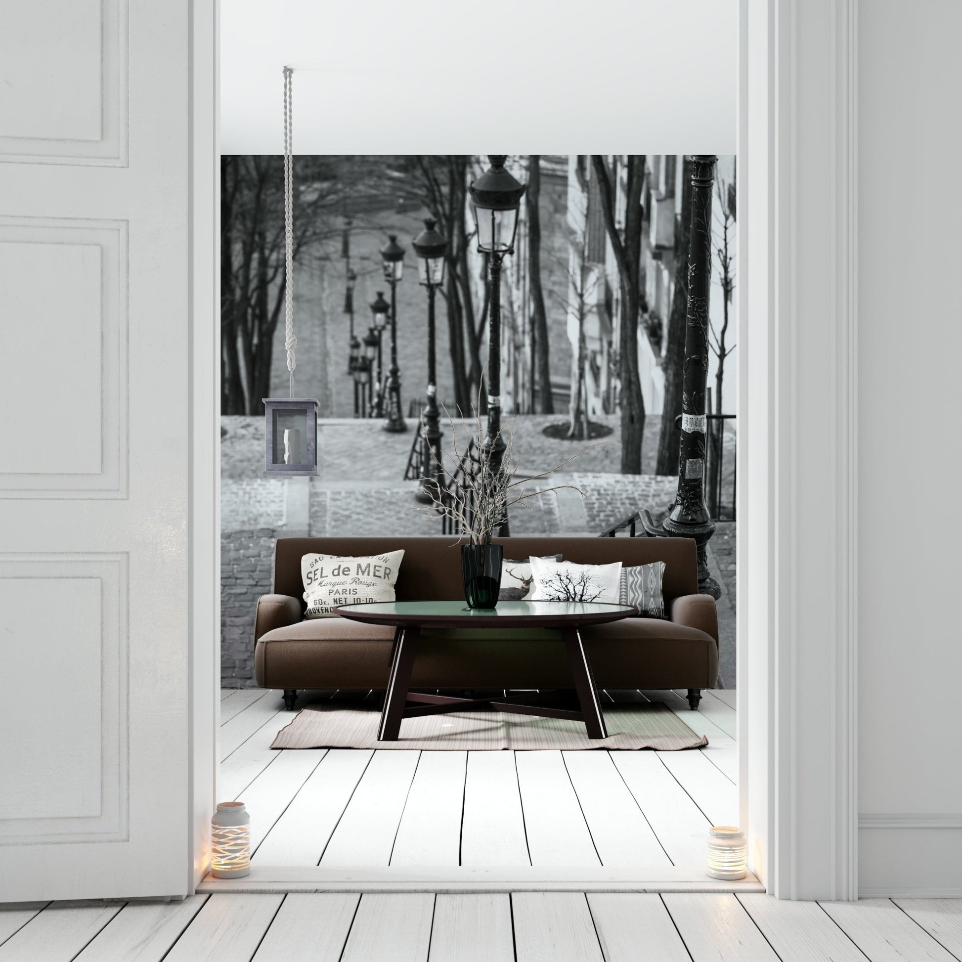 Elevate your interior with Montmartre stairway art.

