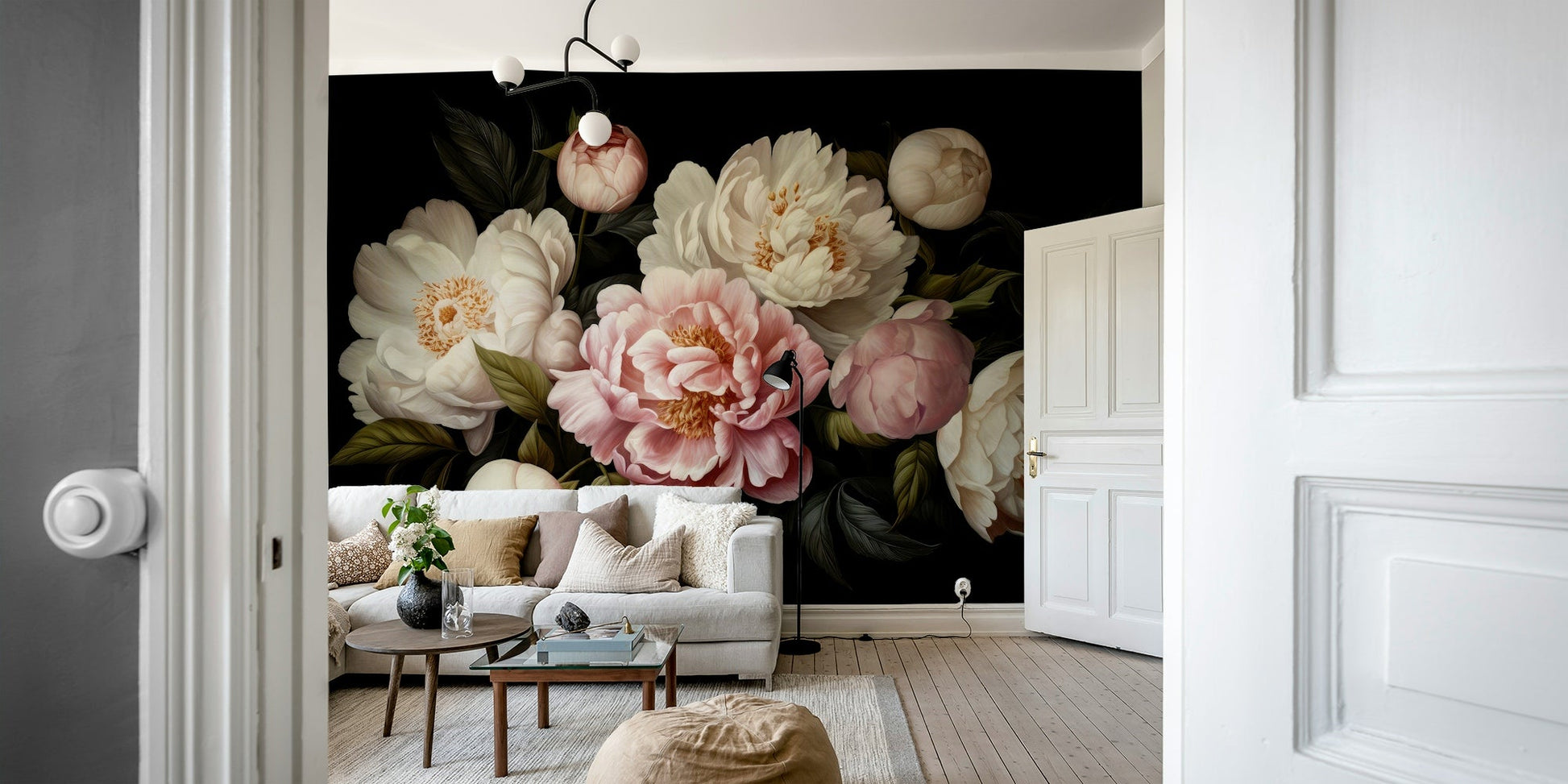 The feeling is one of fresh elegance.

