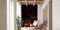 Dark tabletop scene in Moody Vintage Baroque Still Life Art Wall Mural