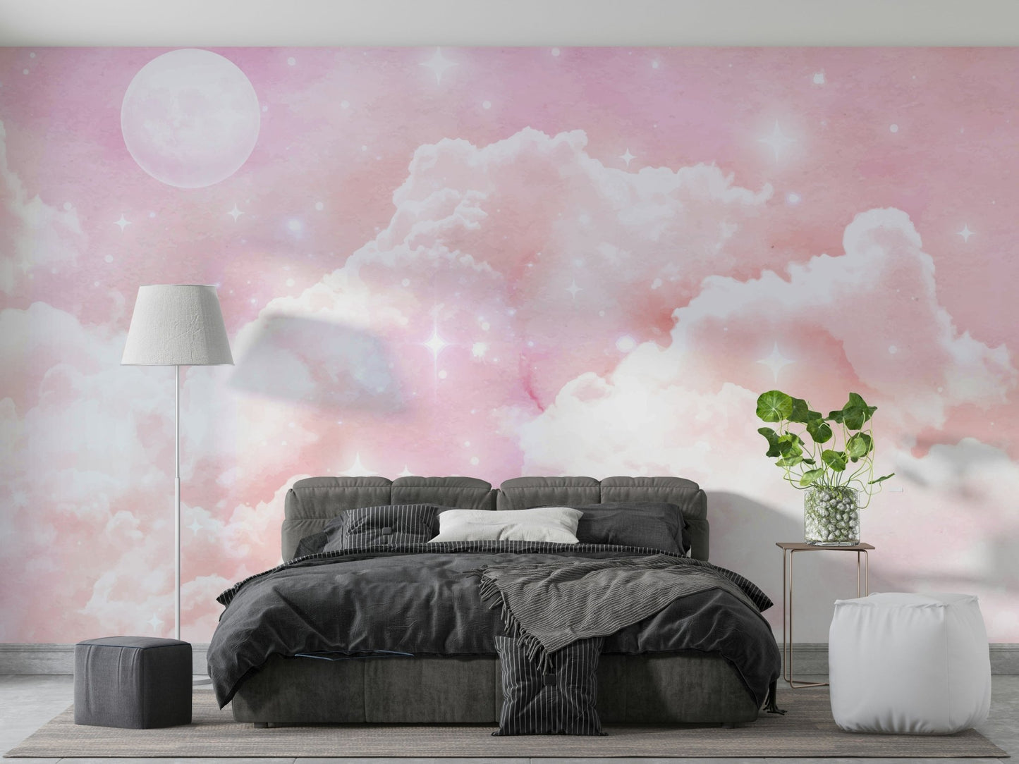 The sky is a deep, dark blue or black.

