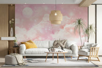 A full moon or bright moonlight is casting a soft glow.

