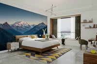 The mountains are a central focus of the image.

