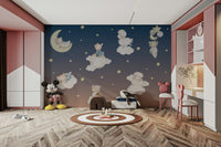 The scene feels quiet and restful, like bedtime.

