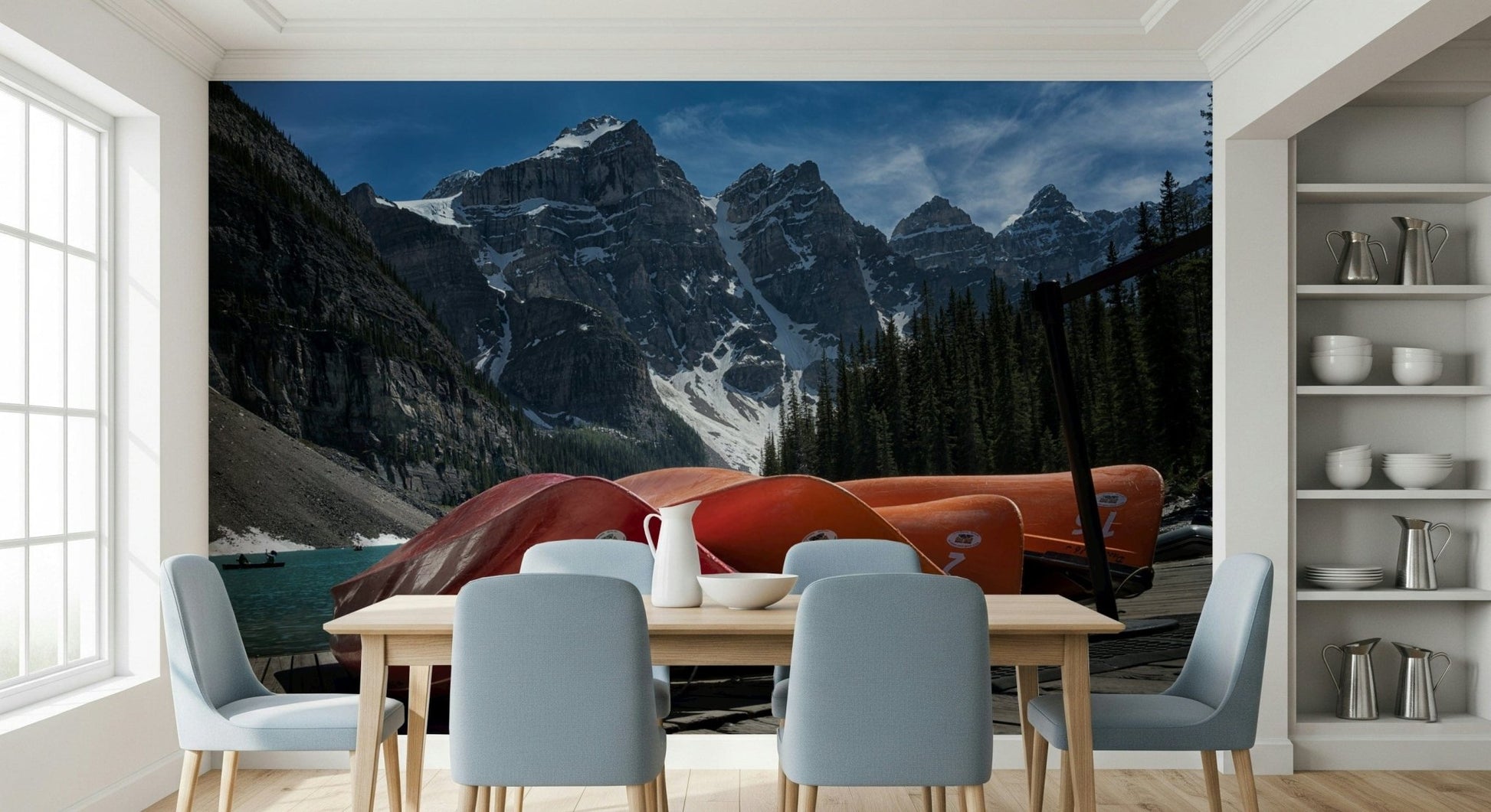 An artistic nature inspired mural for home decor., GD5847