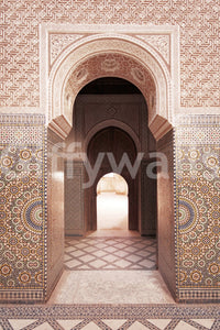 Quiet patterned wall design

