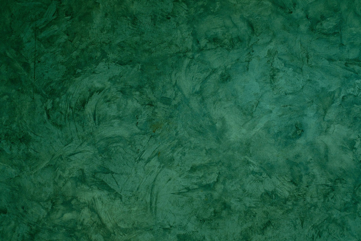 Green Grunge Cement Wallpaper Mural in your room — zoomed