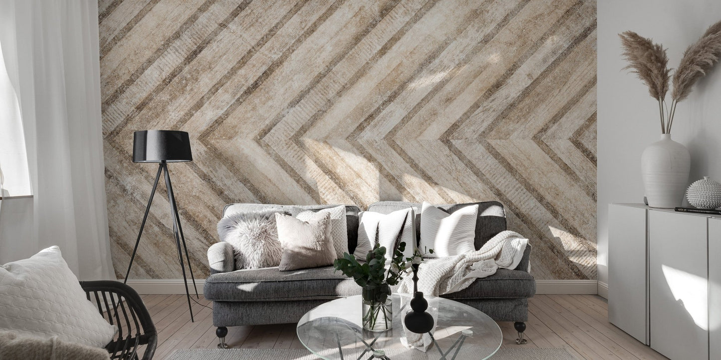 Geometric stone inspired wall mural, B380