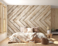 Geometric Cement Stone Mosaic Wall Mural - Giffywalls, B380