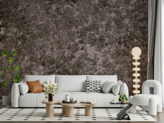 Mottled Earth Wall Mural close-up, rustic texture and natural tones detail., GD6092