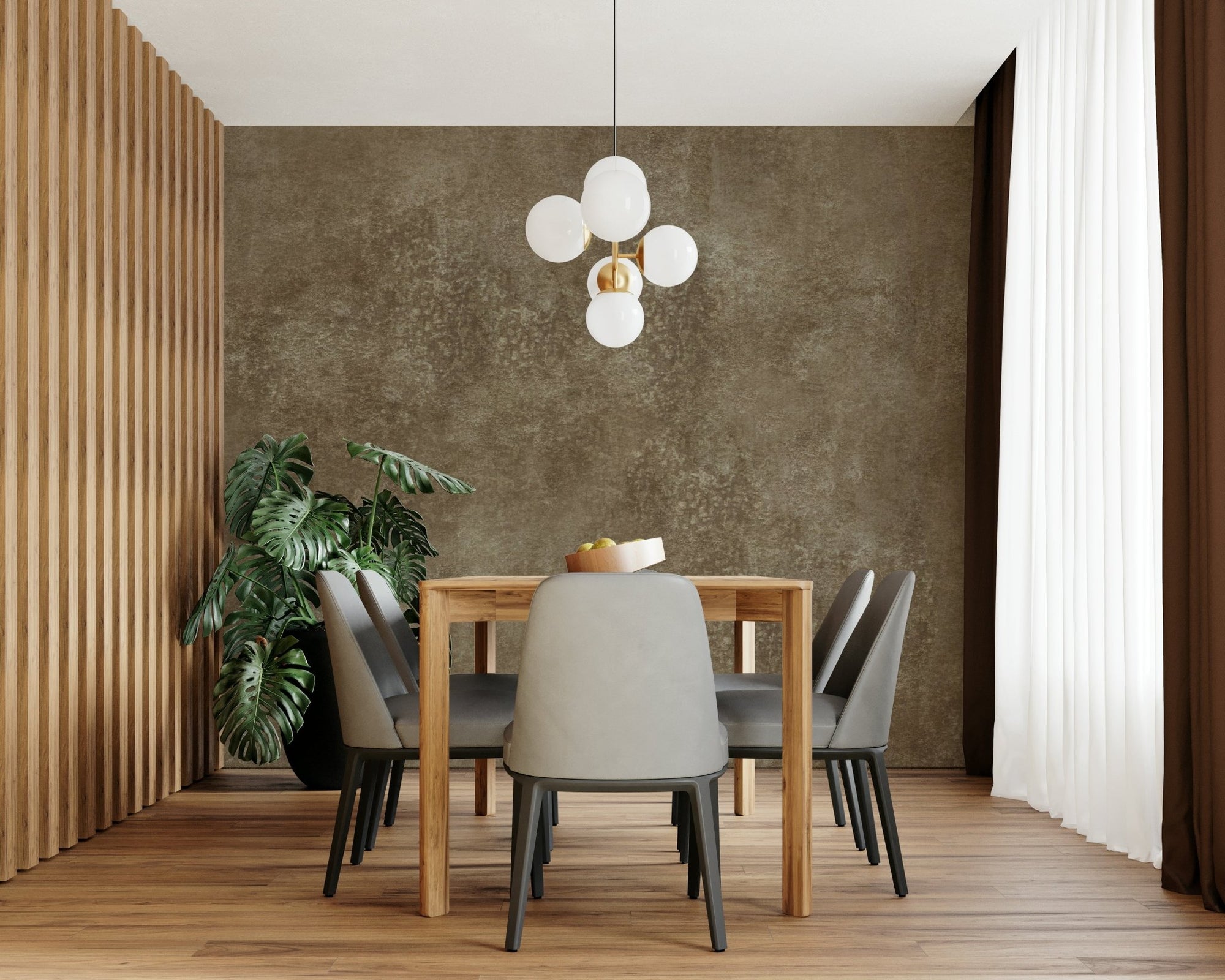 Mottled Mood brulee mural wallpaper, GD2535