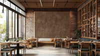 Earthy neutral wall mural
