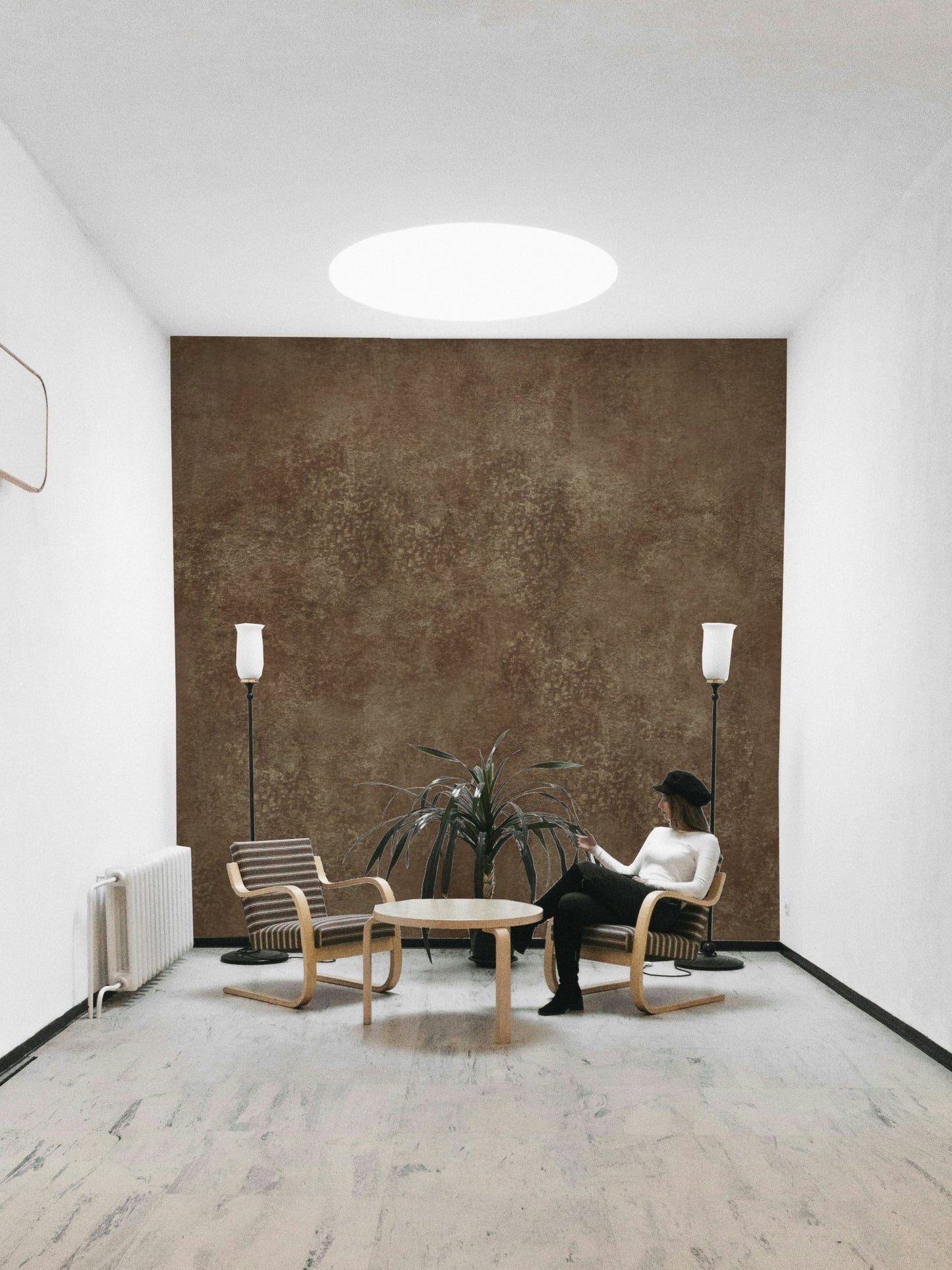 Textured wallpaper for cozy rooms
