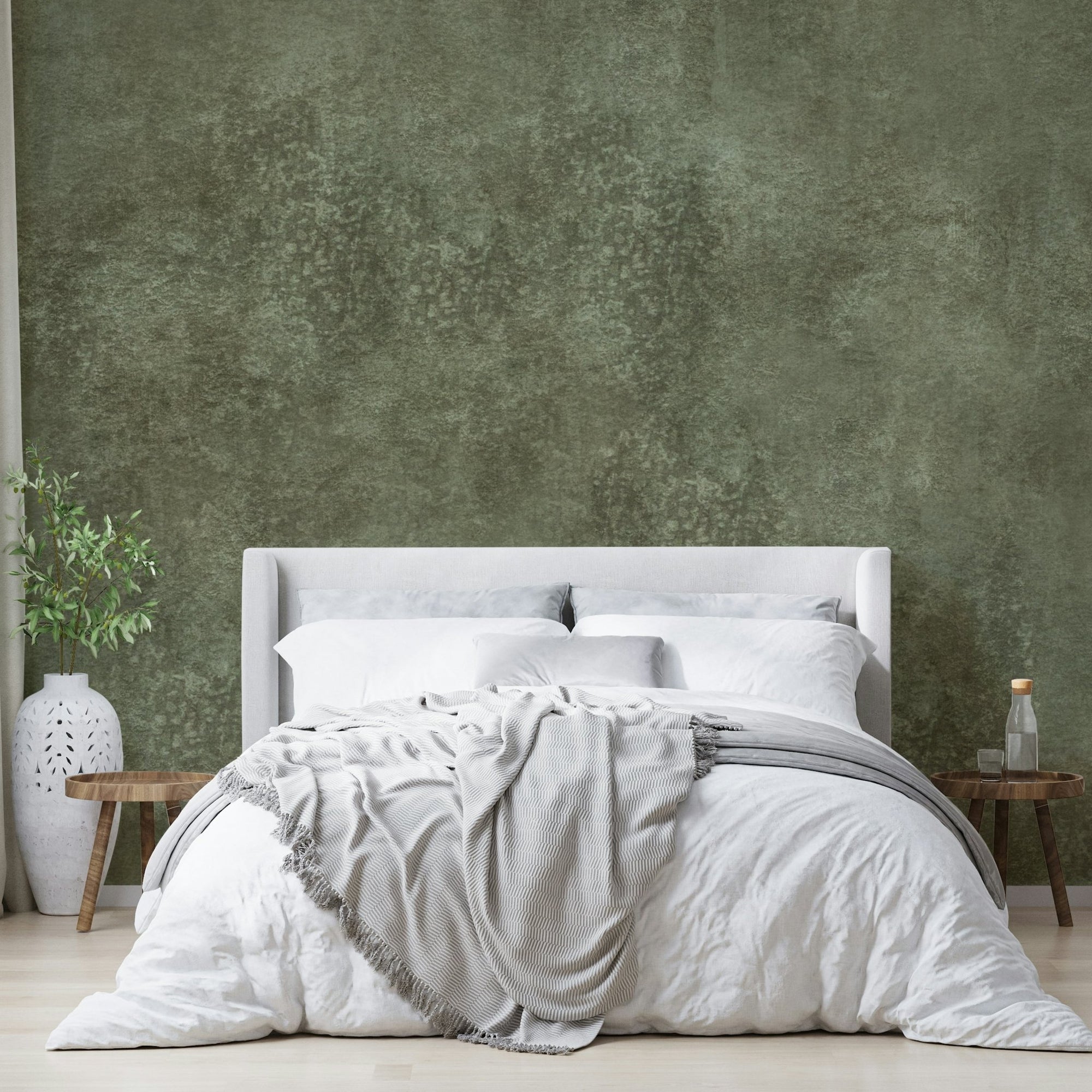 Mottled Mood olive mural wallpaper, GD2539