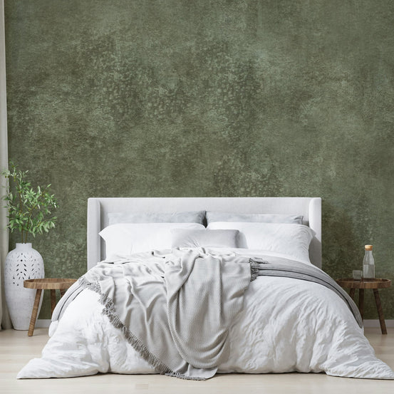 Mottled Mood olive mural wallpaper, GD2539