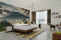 The mountain is a central focus of the image.

