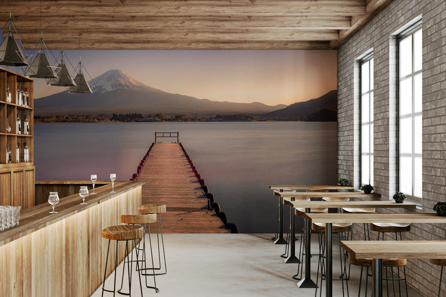Mount Fuji Serenity Wall Mural