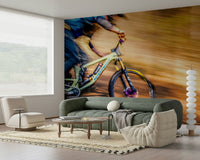 A serene abstract action wall mural for your decor., GD5846