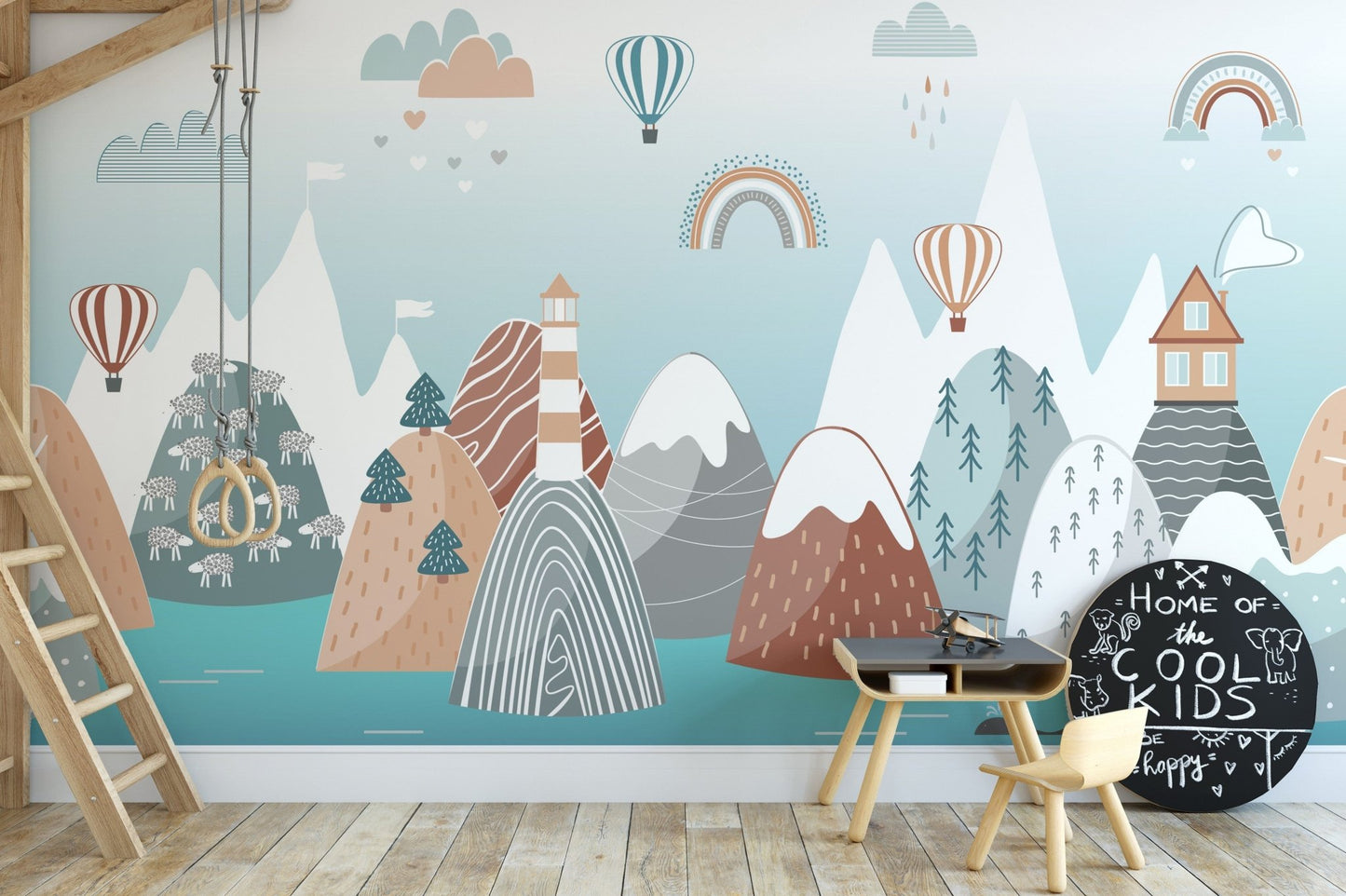 Serene mountain wallpaper A893