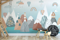 Serene mountain wallpaper A893