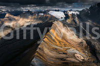 A high-quality minimalist peak wall mural for walls.